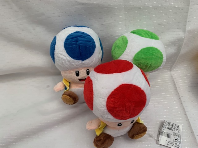 Nintendo Official Super Mario Blue Toad Plush, 6